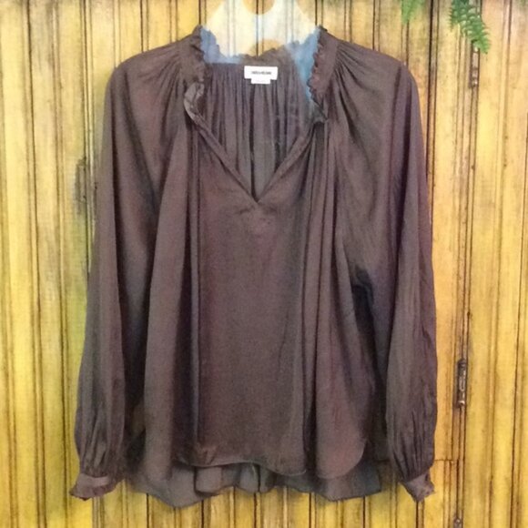 Zadig &Voltaire Brown Blouse - Picture 1 of 6